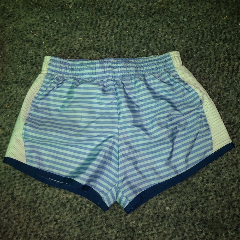 Blue Striped Shorts